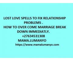 Lost love Spell To Get Back Your Ex-Back Immediately