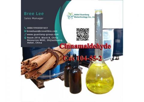 Factory Supply yellow liquid Cas 104-55-2 Cinnamaldehyde with High Purity