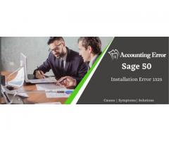 Sage 50 Installation Error 1325