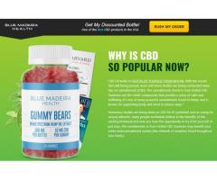 Blue Madeira Health Gummy Bears Work on Your Mental Health Fast!