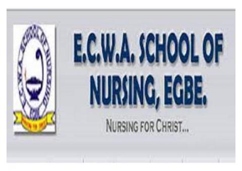 ECWA School of Nursing, Egbe 2022/2023 Session Admission Forms are on sales