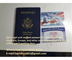 watap+13149048358 How where to get USA, UK, Canadian,or Australian passport drivers licenses ID card