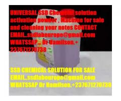 .SSD Universal Chemicals Solution And Activation Powder To Clean All Notes WHATSSAP.+237690747441