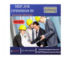 MEP Job Openings with one month Training|E&TIS