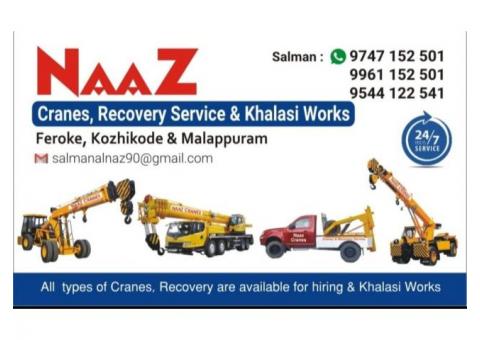 Best Cranes on Hire in Calicut Tirur Kondotty Kottakkal Beypore Feroke