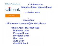 Citi bank loan apply now